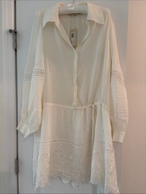 Ramy Brook $545 dress size M. Ivory
